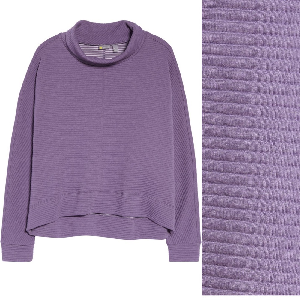 Zella Carey Ridge Funnel Neck Pullover